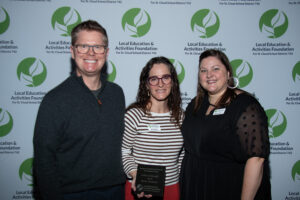 Michael Schlough, Becky Bastien, Natalie Copeland.