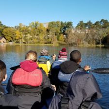 <p class="title">
Paddling on Lake Sagatagan</p>
Photo by: Kara Cassen