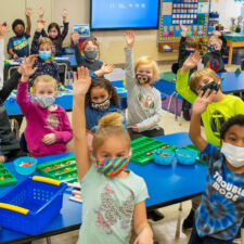 <p class="winner">2nd Period WINNER</p><p class="title">Title: Raise Your Hand if You're Ready to Learn</p>
Photo by: Ryan Unger Westwood classroom