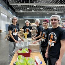 <p class="title">Title: Real Men Wear Hairnets</p>
Photo by: Beth Ann Fenstad Real Men Wear Hairnets