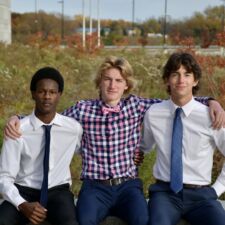 <p class="title">Title: Try not to smile</p>
Photo by: Beth Fenstad Boy's soccer players