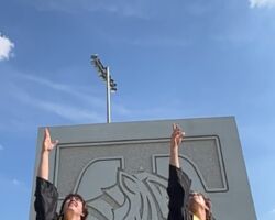 <p class="title">Title: We did it!</p>
Photo by: Beth Fenstad We did it!