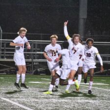 <p class="title">Title: GOOOOOAL!</p>
Photo by: Lori Campina Tech Boys' Soccer