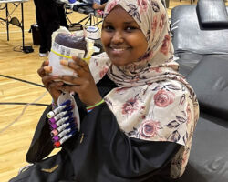 <p class="title">Title: The power of giving</p>
Photo by: Beth Fenstad The power of giving