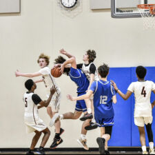 <p class="title">Title: Tech Basketball</p>
Photo by: Debbie Quigley Tech Basketball