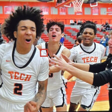 <p class="title">Title: Tech big win</p>
Photo by: Debbie Quigley Tech big win