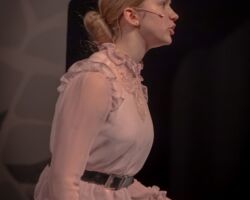 <p class="title">Title: Apollo's "Woman in White" Performance-2</p>
Photo by: Raven Karnik Apollo's "Woman in White" Performance