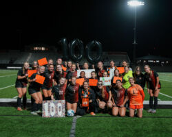 <p class="title">Title: 100 Goals</p>
Photo by: Elizabeth Hennen 100 Goals