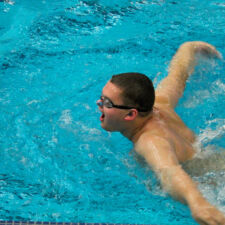<p class="title">Title: Gabriel's 1st 100 Fly</p>
Photo by: Alexandra Badger